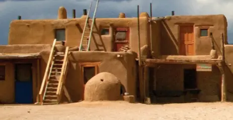 Native American Homes - Adoble Pueblo