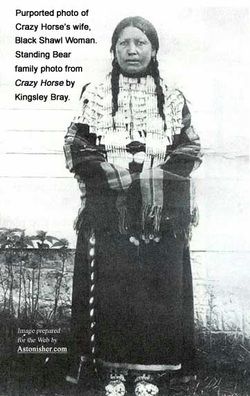 Famous Native American Woman - Black Shawl Woman