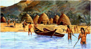 Homes of the Creek Indians