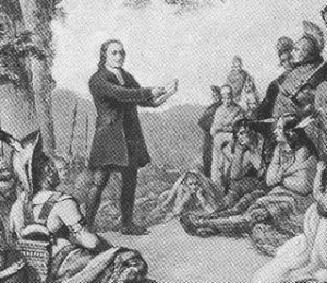 John Wesley Preaching to The Five Civilized Tribes