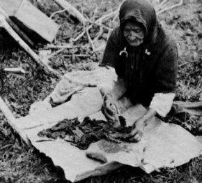 Making of Native American Pemmican