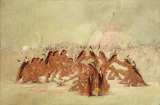 Pipe Dance, Assiniboine, 1835–37