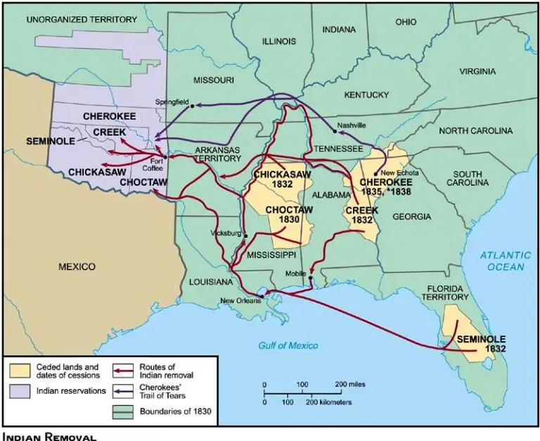 Trail of Tears Route, Trail of Tears History Indian Removal Act fact