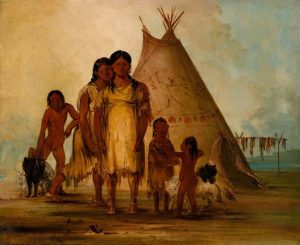 Two Comanche Girls, 1834