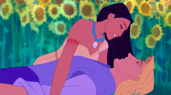 Pocahontas and John Smith in the Movies